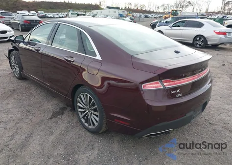 2018 Lincoln Mkz Select z USA, uszkodzony, nr VIN 3LN6L5D98JR619210